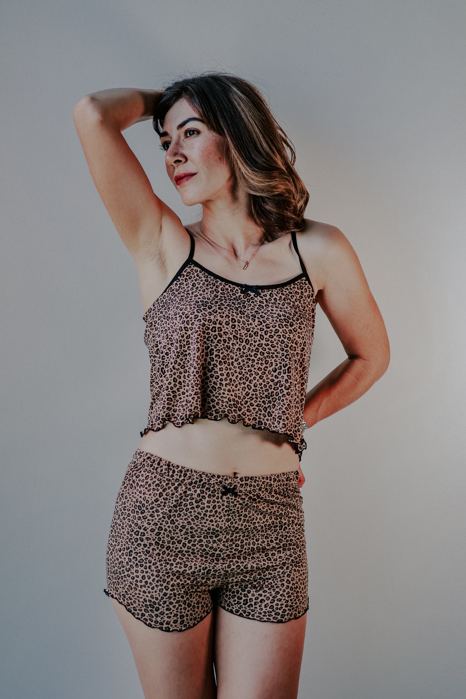 2-piece animal print pajamas