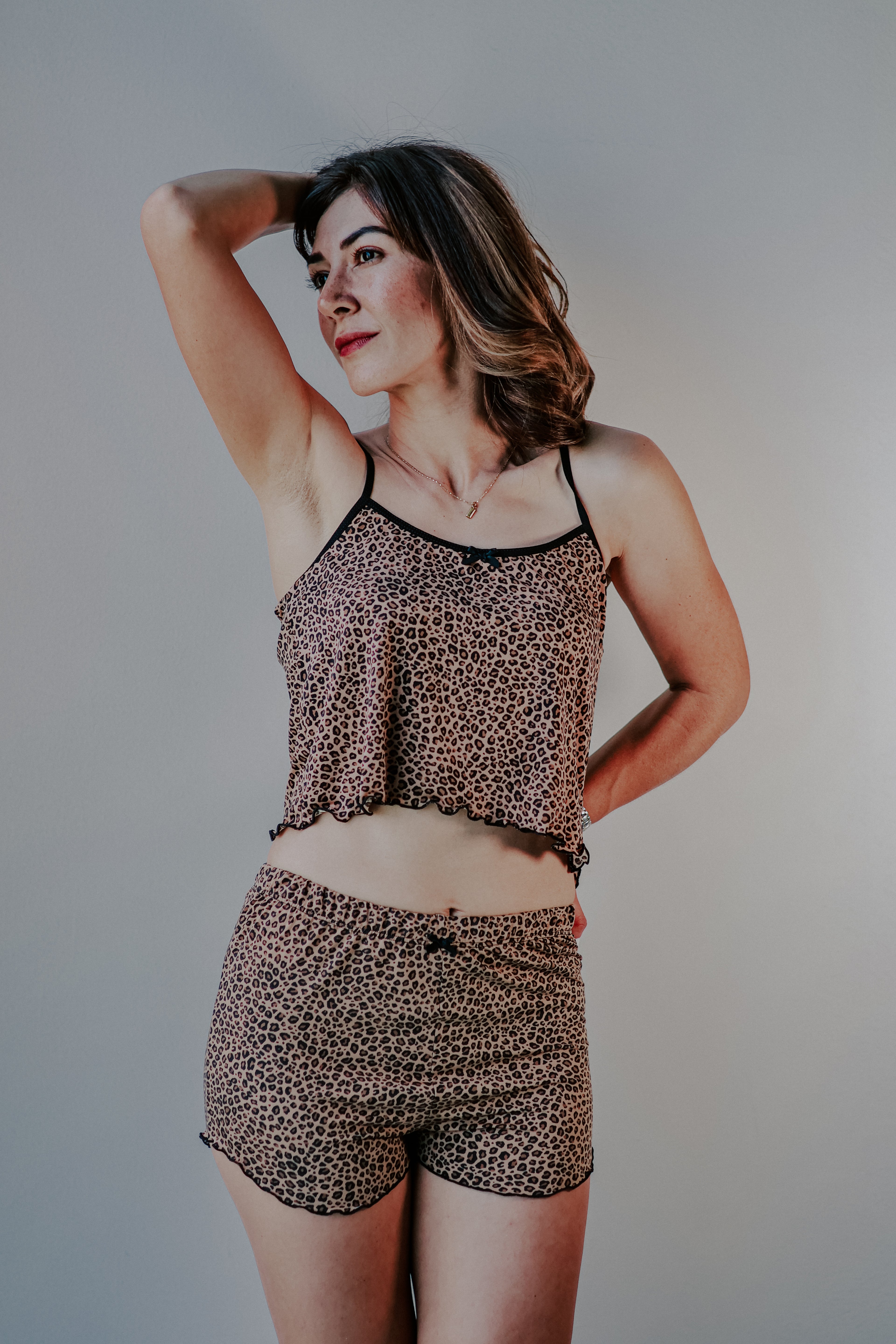 2-piece animal print pajamas