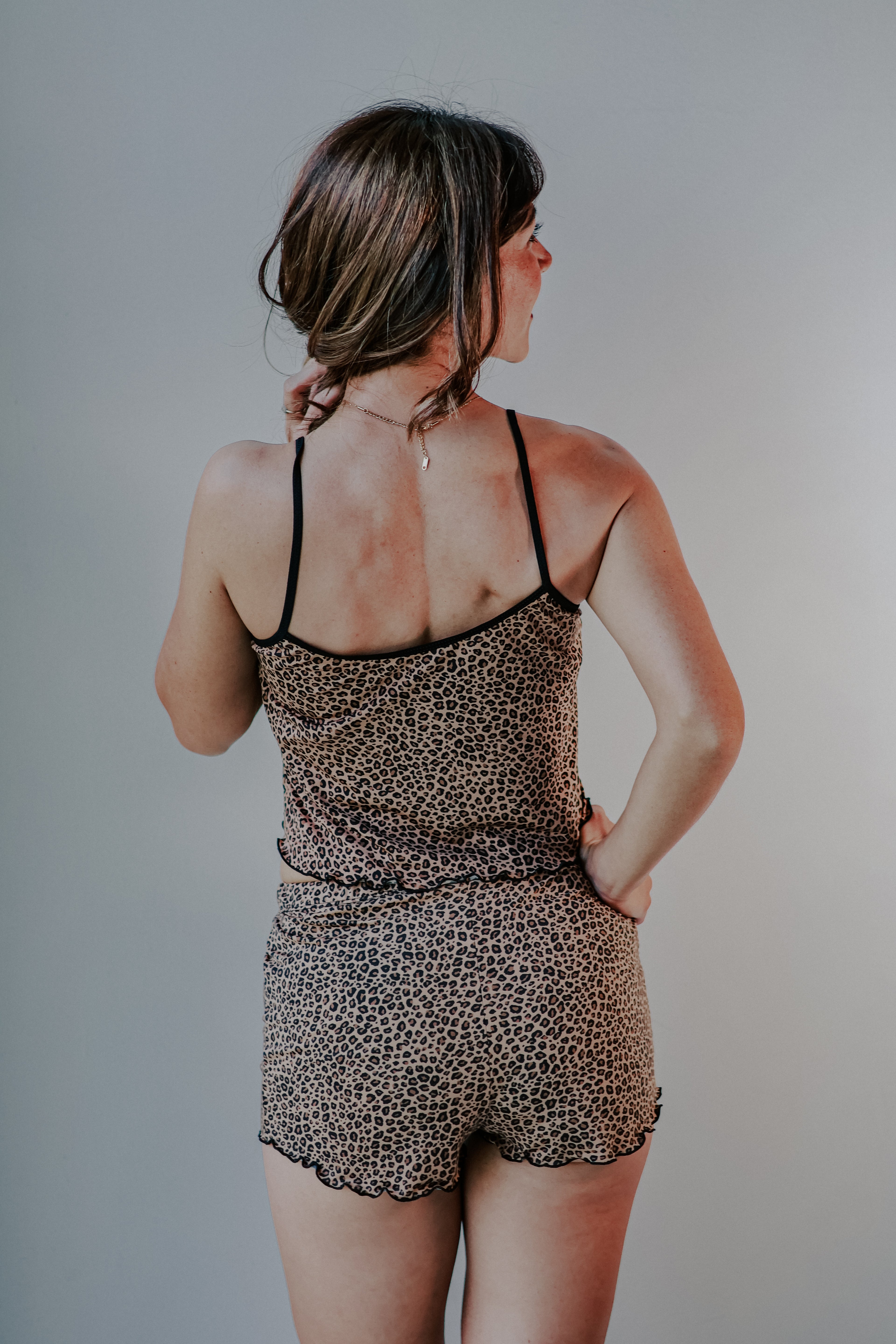 2-piece animal print pajamas