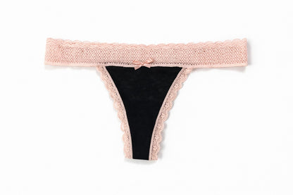 Tripack Tanga Cartagena Encaje Deluxe | 3 Piezas Edición Exclusiva